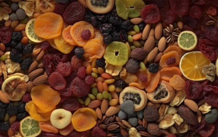 تصویر 2 از خرید میوه خشک مخلوط صد گرمی + قیمت فروش استثنایی